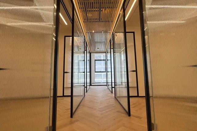 מסדרון, מסגרת שחורה, התקנה של GlassFix