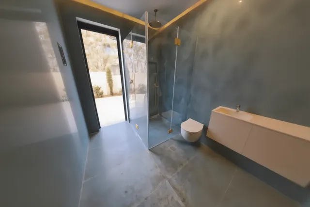מקלחון חזיתי, התקנה של GlassFix