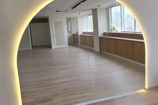 מראה בקשת עם לד, התקנה של GlassFix